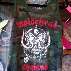 NWOT Vintage Motorhead Camo Tank Top